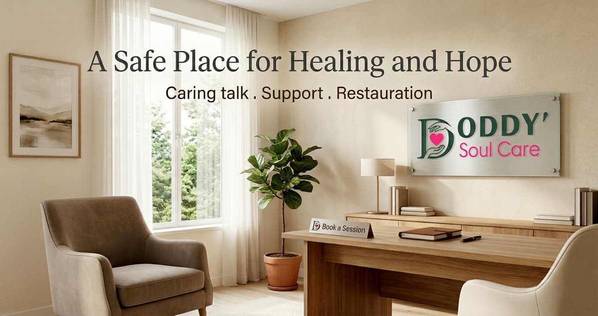 At Doddy’ Soul Care, we offer a gentle, calming space for soul care and heartfelt conversations.